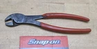 Vintage Snap 208B - 8" Long Angle Nose Battery Terminal Pliers Used. Price: $17.95.