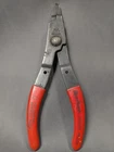 Blue-point PR-23A 6-1/2" Red Rubber Round Tip Internal Snap Ring Pliers Usa Used. Price: $16.99.