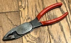 Snap Tools High Leverage Slip Joint Pliers 8 Long Combination Adjust Red Used. Price: $90.00.