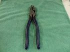 Klein Tools D213-9NE Lineman's Pliers 9" High Leverage Side Cutting Open. Price: $24.99.
