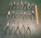 Lot Of 19 Vtg Wire Cutters Pliers Nippers Hand Tools Utica, Kraeuter, Snap-on Used. Price: $75.00.
