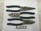 Snap-on Tools Usa New Dark Titanium Piece Soft Grip Pliers Lot Set PL347ACFDT. Price: $219.95.