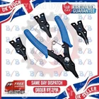 Circlip Pliers Internal External 4 1 Snap Combination Spring Blue New. Price: $6.19.