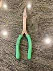 Snap-on 908CF 9" Stork Needle Nose Pliers Green New. Price: $89.95.