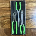 New Snap On Tools PL330ACFG Green Soft Grip Piece Hd Plier Set Free Expedited. Price: $259.99.