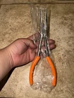 New! Mac Tools Orange Soft Grip Spring Loaded Long Bent Tip Needle Nose Pliers. Price: $49.99.