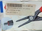 Knipex 49 11 A2 Circlip Pliers Int. & Ext 10-25MM 467-6601 4PCS Lot New. Price: $273.22.