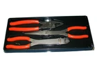 New Snap-on 3PC Heavyduty Pliers Set Includes PL330ACF Orange Vinyl Grip Sealed. Price: $199.99.