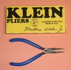 Vintage Klein D323-4 1/2C Pliers Midget Flat Tip Long Nose W/ Tapered Jaw New. Price: $39.99.