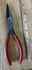 Snap-on Tools 96CP 7" Needle Nose Pliers Usa Vintage Red Insulated Handle Used. Price: $24.95.