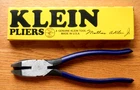 Vintage Klein D201-9NE Side Cutting Pliers Knurled Jaws New England Nose. Price: $49.99.