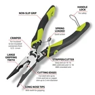 Performance Tool 8-1/2" Multifunction Long Nose Pliers W86507 New. Price: $24.27.