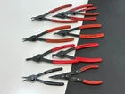 9PC Blue Point Tools, Mac Matco & Usa Snap Ring Retaining Pliers Set Used. Price: $104.49.