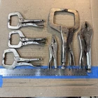 Vintage Pc. Petersen Dewitt Vise Grips (3)6R, 11R, 10WR, (6LN Modified Tip) Used. Price: $48.00.