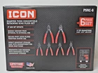 Icon, 6 Pc 0.038"- 0.047", Quarter Turn Convertable Plier Set Case Inc 59150 B2 New. Price: $68.98.