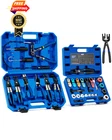 Orion Motor Tech Fuel Line Disconnect & Hose Clamp Pliers Tool Set, 35PC Blue New. Price: $120.98.