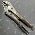Vintage Petersen Vise Grip 5WR Curved Jaw Locking Pliers Dewitt Usa Nice Used. Price: $15.98.