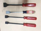 Craftsman Gasket Scrapers Set 43287 43289 43292 Bonus 45498 Used. Price: $75.00.