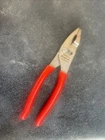 For Snap-on Tools New Red 8" Soft Grip Combo Slip-joint Pliers W/ Cutter 137ACF. Price: $75.00.