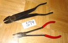 Snap-on Tools 2 Piece Heavy Duty 11" Diagonal Cutter & 9" Duck Bill Pliers New. Price: $100.00.