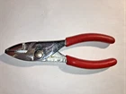 Snap-on Tools 46AP Slip Joint Pliers Red Soft Grips Usa Used. Price: $30.97.