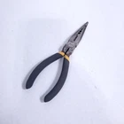Ideal 35-1071 Long Needle Nose Pliers With Strip And Crimp 6" Used. Price: $12.99.