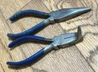 Craftsman Tools Blue Pliers Bent Curved Needle Nose Side Wire Cutter Set Lot Used. Price: $75.00.