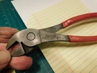 #20BCP Usa Snap-on #7 Angle Head Nut Pliers 3/4" Long Soft Red Rubber Grip Used. Price: $23.96.