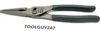 Snap LN47ACF Dt 9" Talon Grip Nose Slip Joint Pliers Grey New Usa Tools. Price: $84.95.