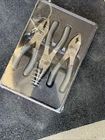 For Snap-on New Dark Titanium 3PC Soft Grip Slip Joint Pliers Set PL346ACFDT. Price: $205.00.