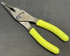 New! Snap-on Hi-viz Yellow LN46ACF Talon Grip 7 Needle Nose Slip-joint Pliers. Price: $79.95.