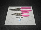Snap-on Tools Usa New 2PC Hot Pink 7" & 9" Long Nose Slip Joint Pliers LN46ACF. Price: $249.95.