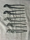 Craftsman 44711 Slip Joint Pliers 11" Long Usa Lot Of 5 Tools Used. Price: $75.00.
