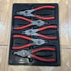 Snap-on 5-PIECE Ring Pliers Set Red Handle Pack 434700 Used. Price: $100.00.