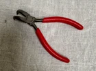 Snap-on E718CG Bent Needle Nose Pliers Usa Red Comfort Grip Used. Price: $52.00.
