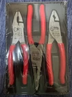 Snap-on PL347ACF Red Talon Grip Slip Joint Pliers 3PC Set Used New. Price: $225.00.