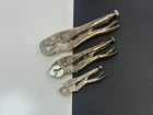 Petersen Dewitt Mfg Co. Vise Grip Set Lot, 10LW & 7LW 4LW Parrot V-jaw Used. Price: $118.74.