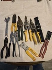Lot Of 11 Mixed Pliers Used. Price: $40.00.