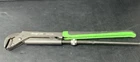 Snap-on Tools PWZ2G Adjustable Plier Wrench Green Used. Price: $89.95.