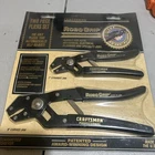 Craftsman Robogrip Two Piece Pliers Set Model 945019, 7" Straight Jaw, 9" Curved New. Price: $80.00.