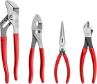 Pliers Set, 4-PIECE (groove Joint, Slip Long Nose, Diagonal Cutting) New. Price: $95.30.