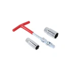 Gzztores Spark Plug Socket Wrench T-handle 5/8 Inch (16MM) 13/16 Red New. Price: $12.59.