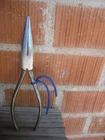 Antique 7" * Snap On Needle Nose Side Cutting Pliers W/ Ornate Handle 196 Usa Used. Price: $115.98.