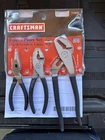 Sears Craftsman Nos Usa 3-PIECE Pliers Set Pouch 45243 Mint Vintage New. Price: $109.00.