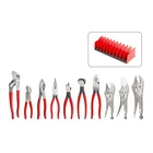 Tekton PLR99202 Gripping, Cutting,/locking Pliers Set With Rack New. Price: $156.00.