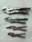 Petersen Dewitt 4 Piece Vise-grip Locking Plier Set 5WR, 6LN, 7R & 10WR Used. Price: $48.00.