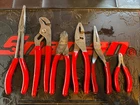 Snap 6PC Pliers Set Red Side Cuts Needle Nose Extra Long Used. Price: $369.00.