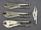 Vintage Craftsman Locking Pliers 9-45341 X3 And 9-45349 Used. Price: $34.99.
