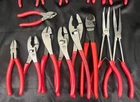 Mac Tools 13 Pc Plier/ Set With Bonus Snap Pliers Used. Price: $289.99.