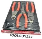 Snap On PL307ACF Piece Pliers Cutter Set Orange Sealed New Usa Tools !. Price: $188.95.